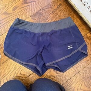 Mizuno Women's Dark Blue Athletic Shorts